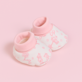 Infant Baby Booties Pink for Baby Girls | Imported
