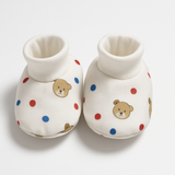 Infant Baby Pack of 3 Booties white Butterfly and Bear | Imported