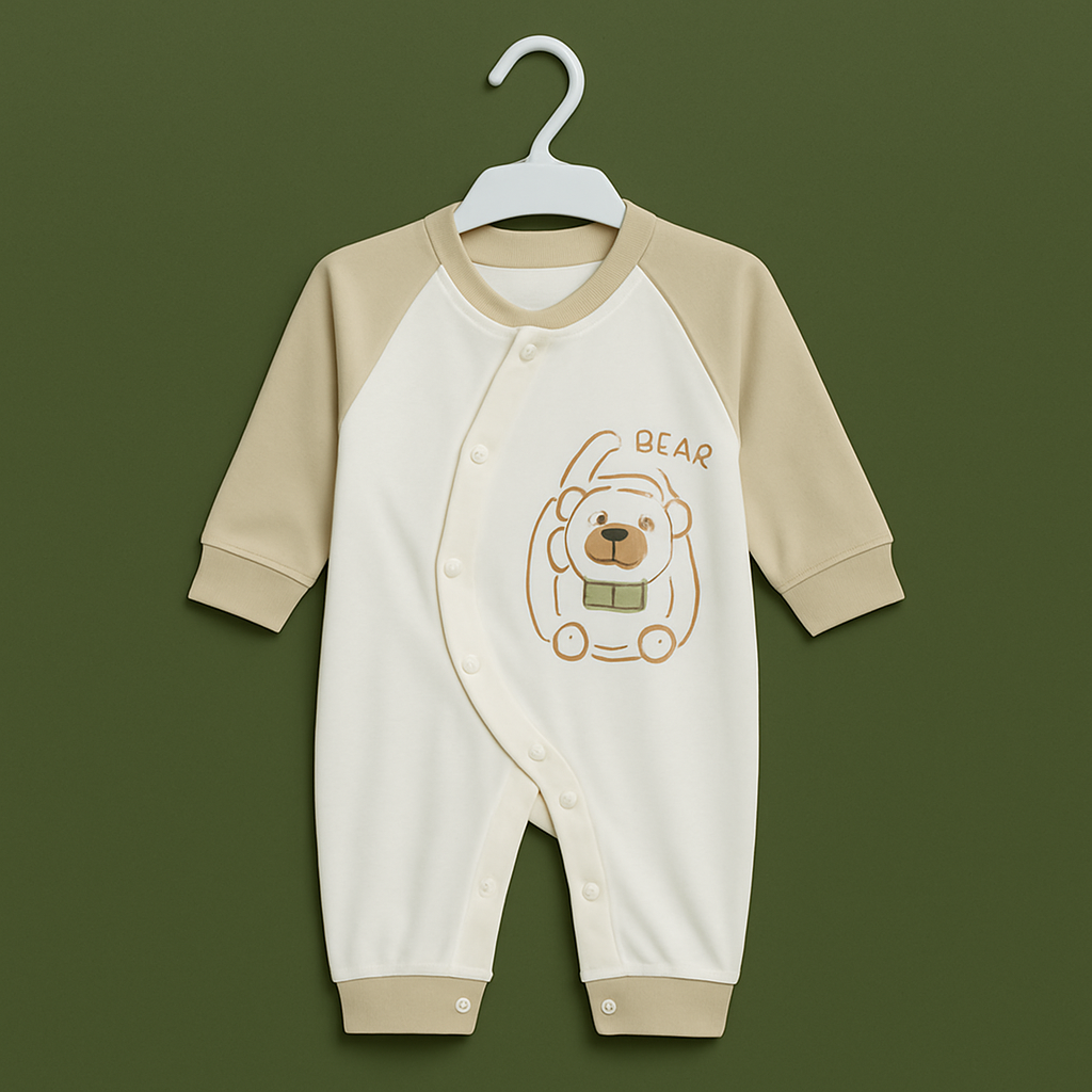 Baby Girl Body Suit | Plain Yellow | New Born Baby Clothes