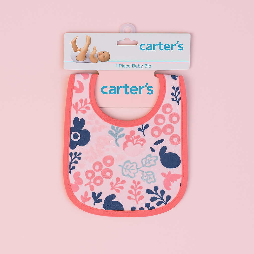 Infant Baby Bib | Floral Pattern | Imported