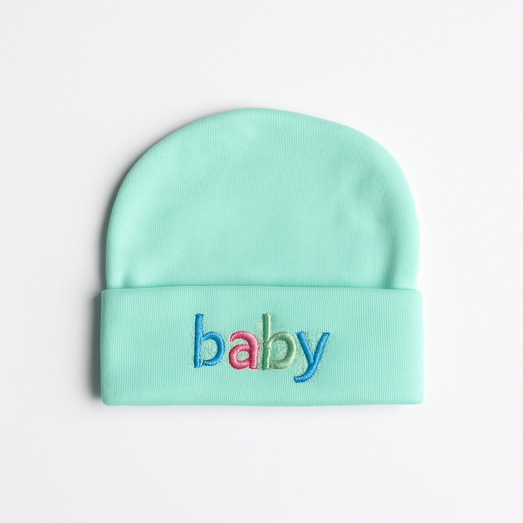 Baby Cap Green | New Born Baby Cap | Baby