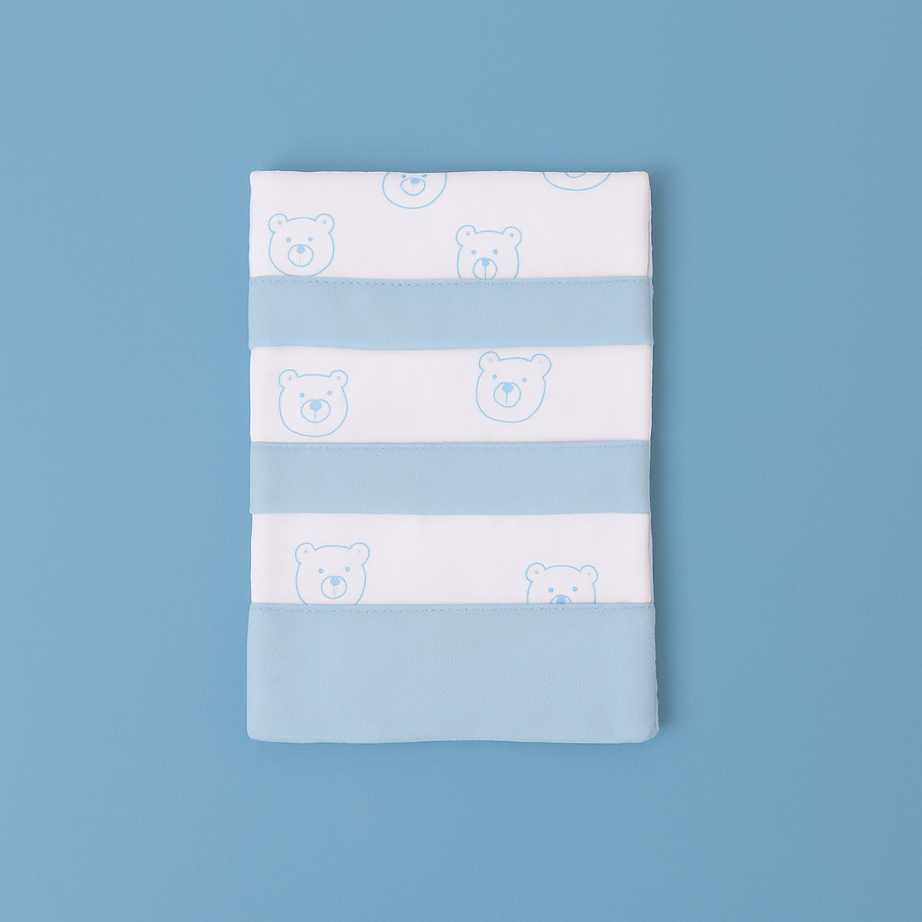 Wash Cloth Set of 6 for Infant Baby | Blue