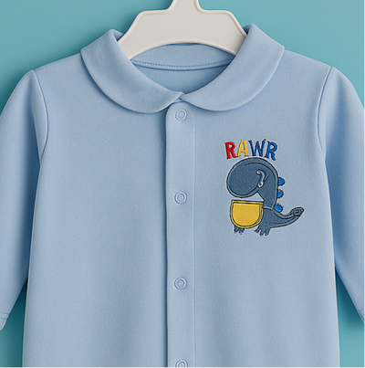 Body Suit for Baby | Light Blue For | Mid Season Winter