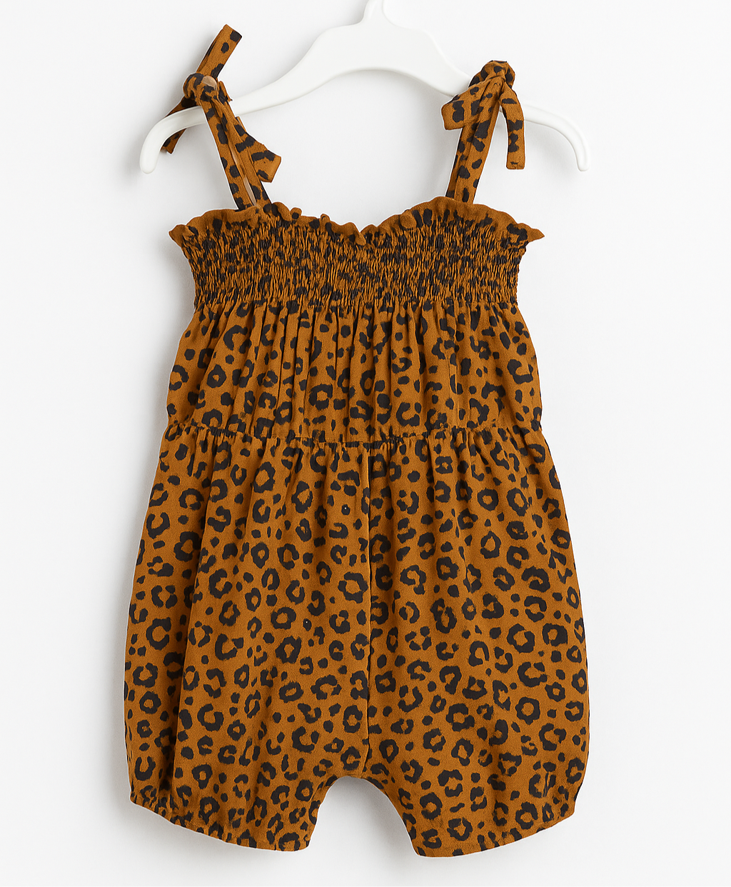 Romper Suit Sleeveless For Baby Girls Brown Black | Imported