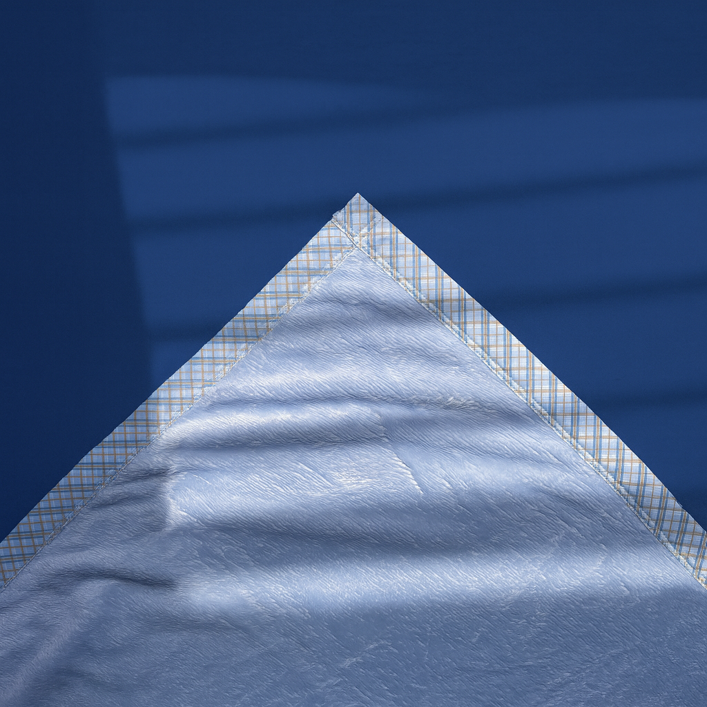 Winter Blanket for Baby | Imported Blue Color polyester- Cotton Blanket For infants