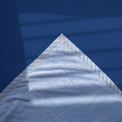 Winter Blanket for Baby | Imported Blue Color polyester- Cotton Blanket For infants