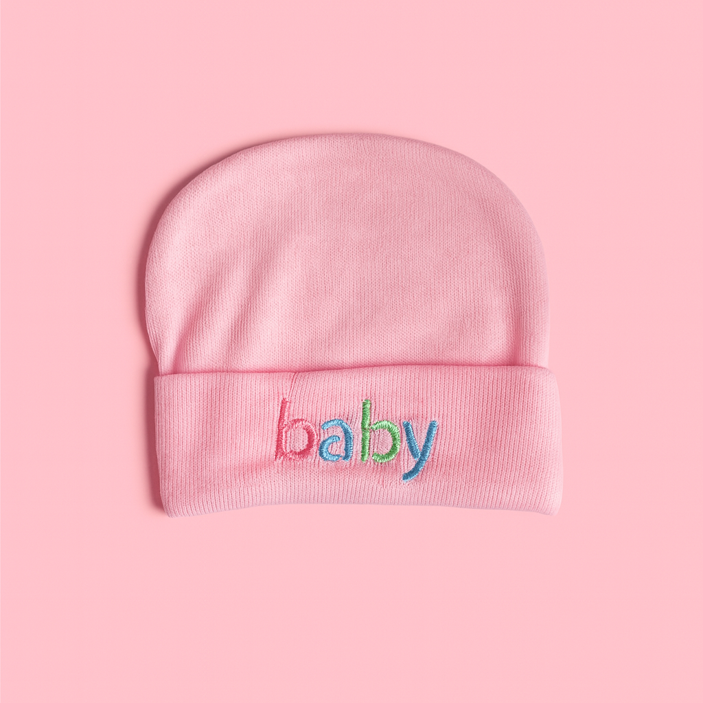 Baby Cap Pink | New Born Baby Cap