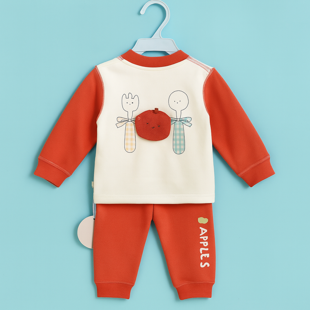 Baby Suit for Winter | Orange | Imported |