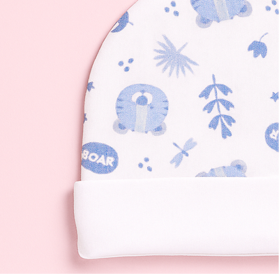 Cap for Baby | Blue Bear | New Born Baby Caps