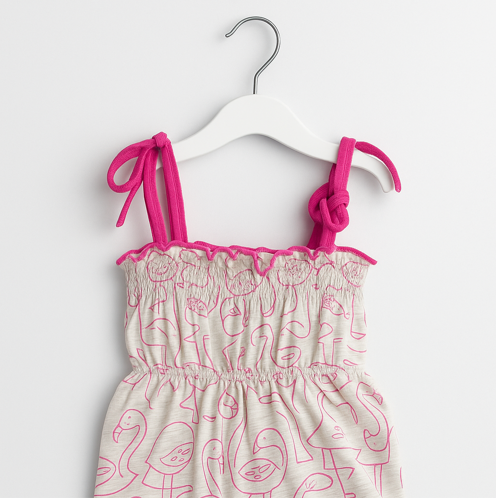 Romper Suit Sleeveless For Baby Girls Pink | Imported