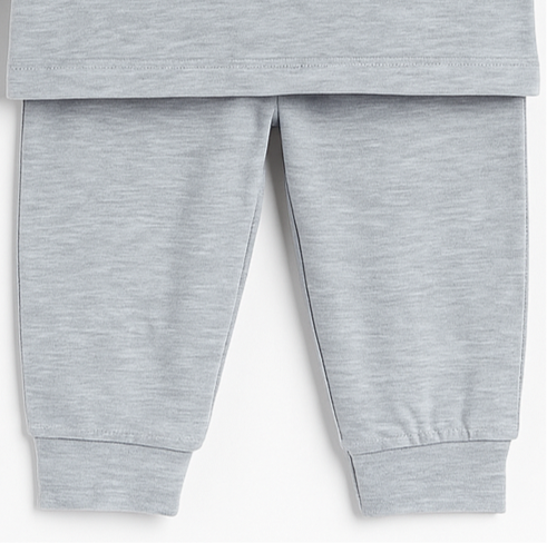 Grey Pajama Shirt for Baby Girl Boy | Good Night Sleep