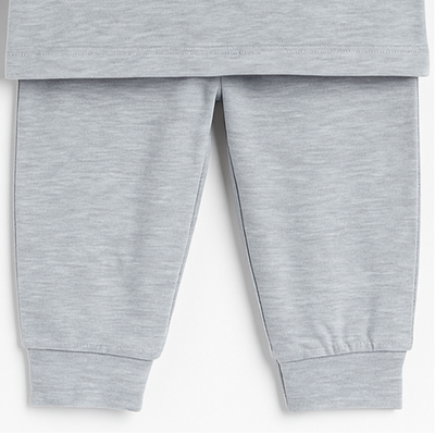 Grey Pajama Shirt for Baby Girl Boy | Good Night Sleep