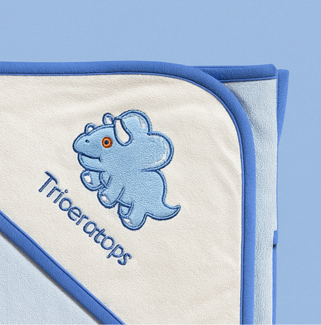 Hooded Bath Towel for Baby | New Born Baby Towel |Blue | Imported