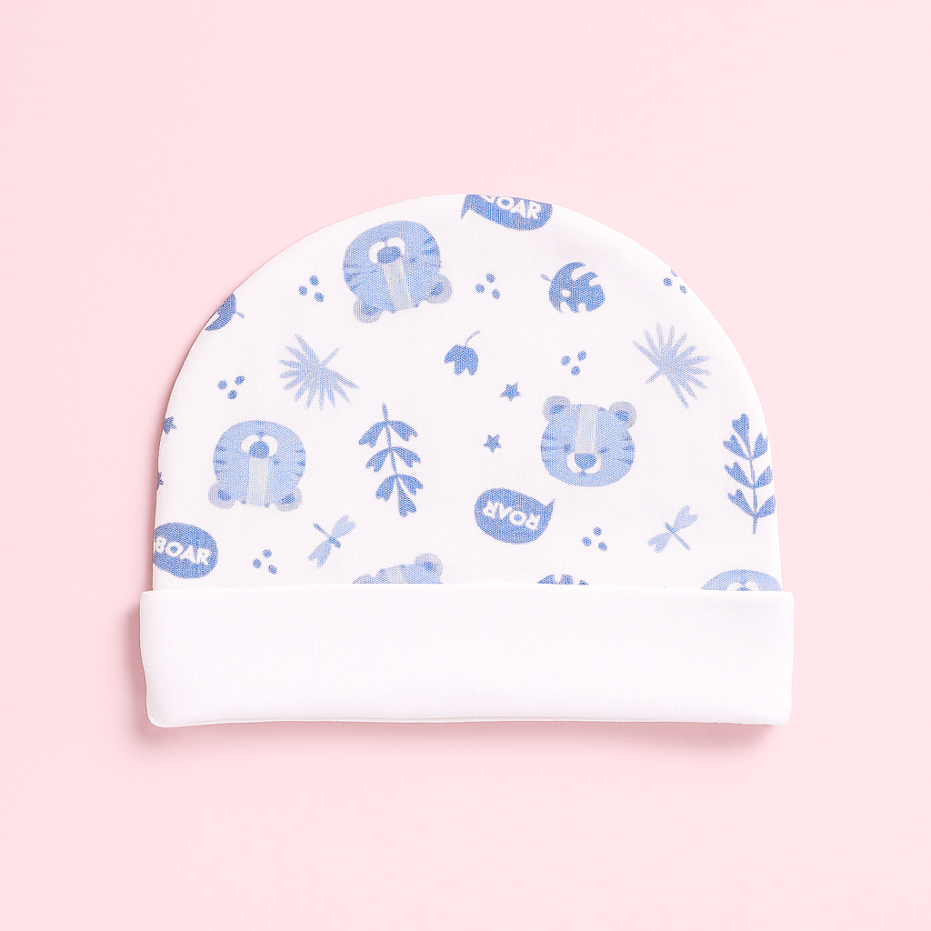 Cap for Baby | Blue Bear | New Born Baby Caps