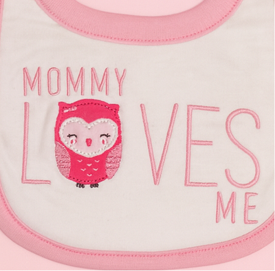 Bib for Baby | Pink | Mommy Loves Me | Imported