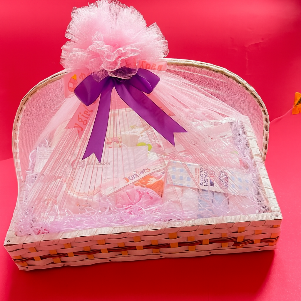 Gift Basket for Baby Girl Boy Customizable | Gift For Birthday - Aqiqah - Newborn Baby Arrival