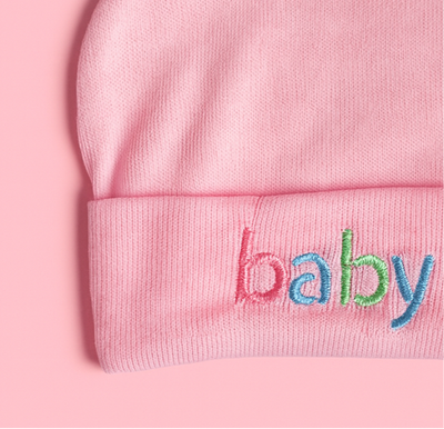 Baby Cap Pink | New Born Baby Cap