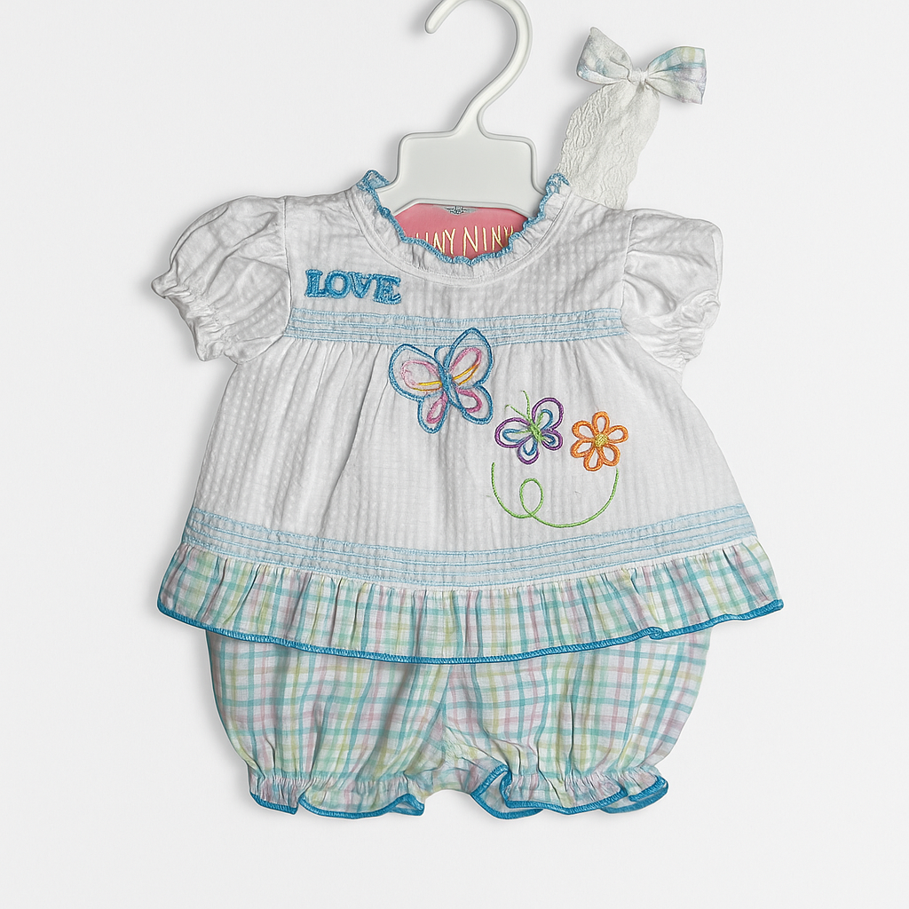 Cotton Suit For Girls 3 Piece Set