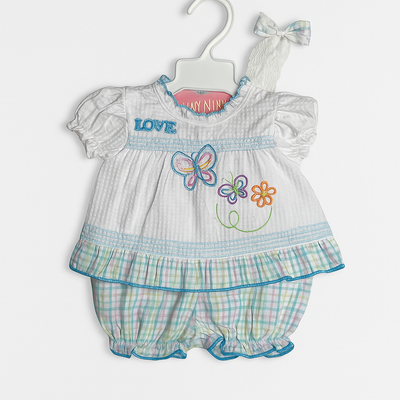 Cotton Suit For Girls 3 Piece Set