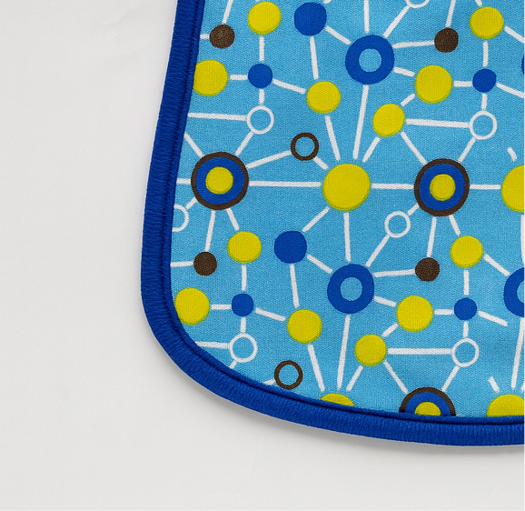 Bib for Baby | Blue Yellow Balls | Imported