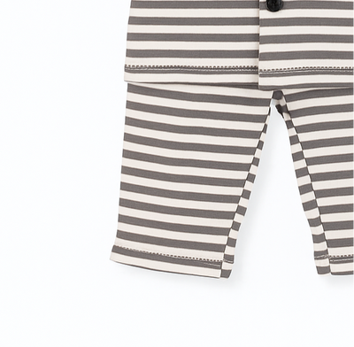 Baby Boy / Girl Stripe Trouser Shirt New Born to 6 Months | Grey