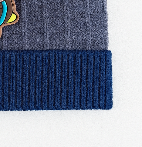 Winter Cap For Baby | Knitted Purple Blue Cap for infant