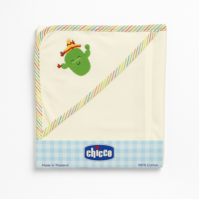 Infant Wrapping Sheet Cream Green