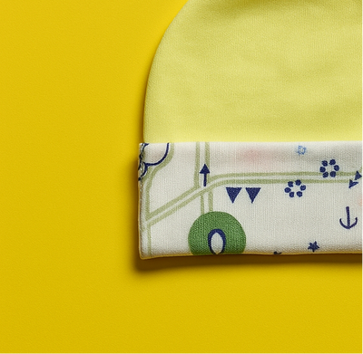 Baby Cap Yellow | New Born Baby Cap |