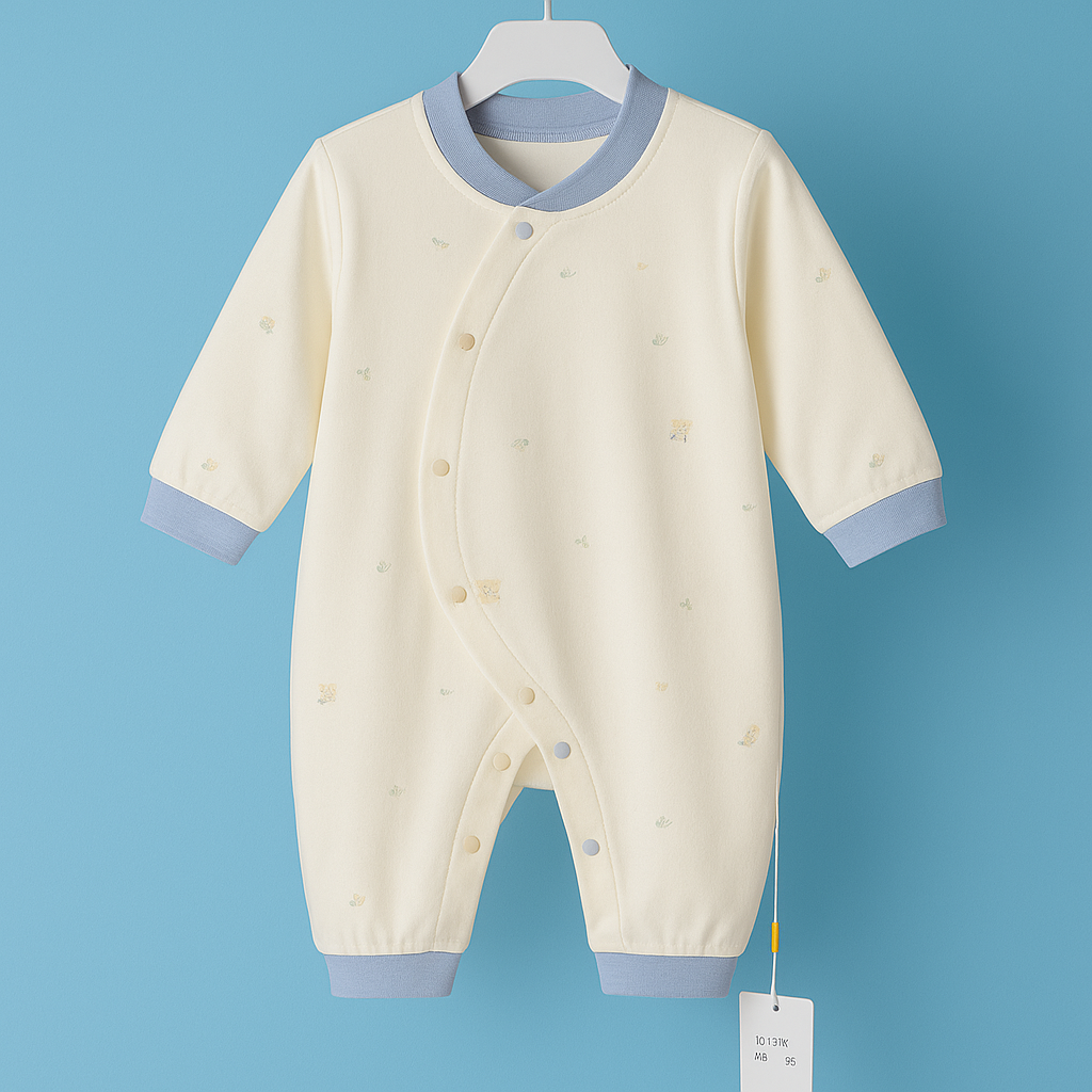 Romper for Baby | Blue White Body Suit | Imported