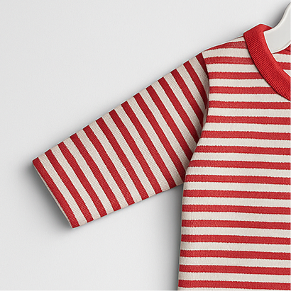 Baby Boy / Girl Stripe Trouser Shirt | Red
