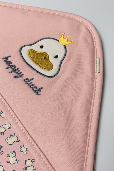 Baby Soft Wrapping Sheet Hooded Happy Duck