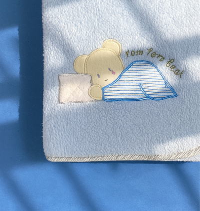 Winter Blanket for Baby | Imported Polyester Blue Blanket For infants