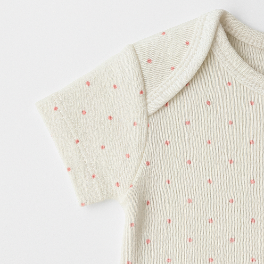 Baby Body Romper Suit | Green | Cream