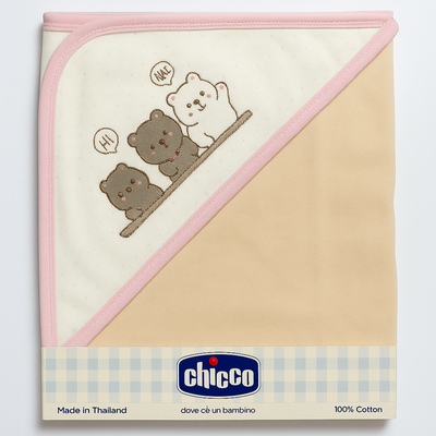 Infant Wrapping Sheet Light Beige Pink