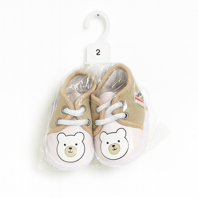 Baby Hoodie Body Suit With Shoes | Brown | Winter Baby Clothes