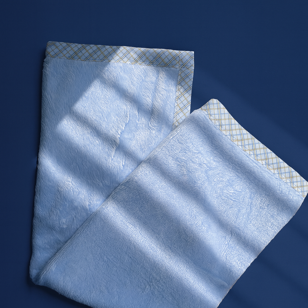 Winter Blanket for Baby | Imported Blue Color polyester- Cotton Blanket For infants