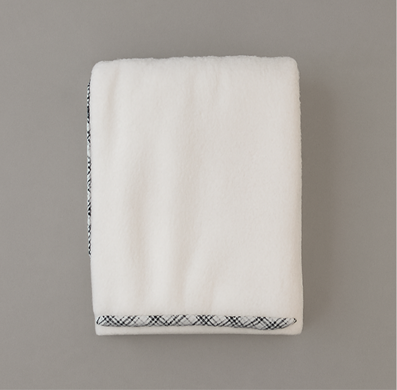 Winter Blanket for Baby | Imported White Color Polyester Blanket For infants