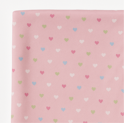 Baby Wrapping Sheet | Hearts | Pink