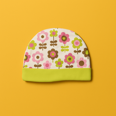 Infant Baby Cap Floral