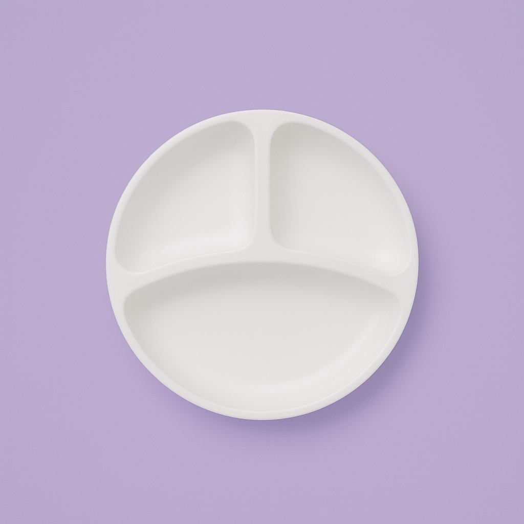 Meal Box For Baby Purple | 4 Sections | Fork | Spoon