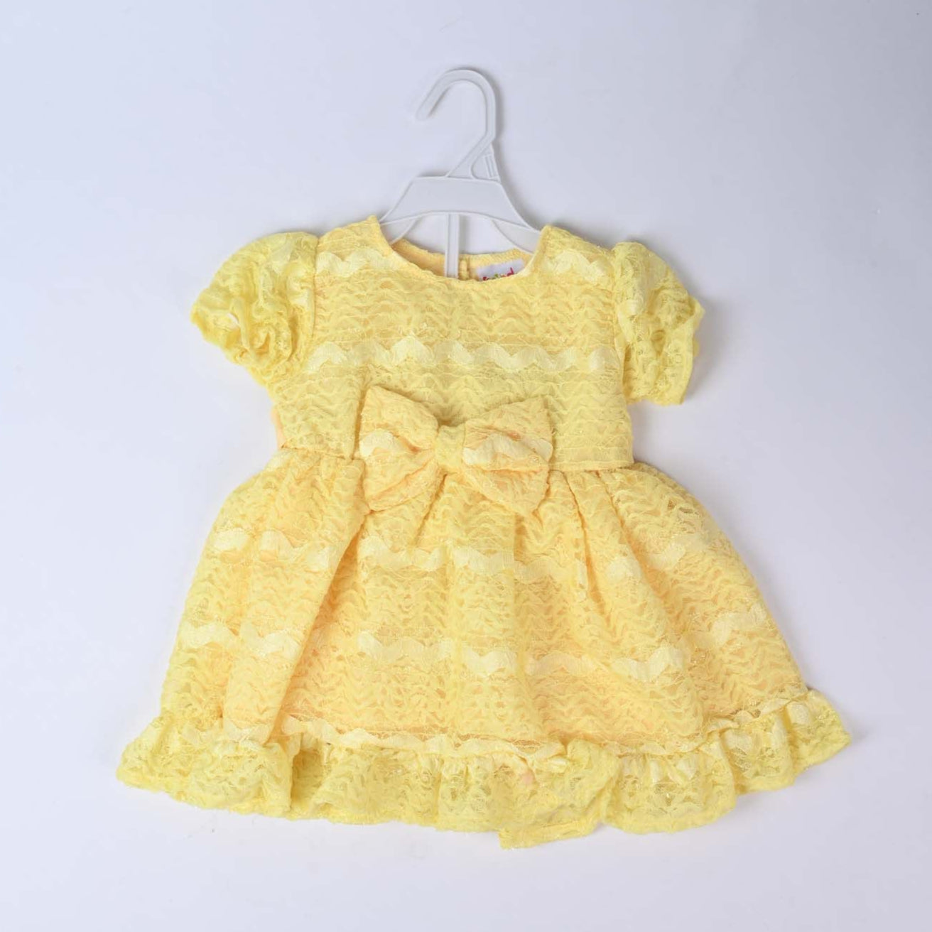 Fancy Yellow Bella Frock for Infant Girls | Imported Baby Girl Dress