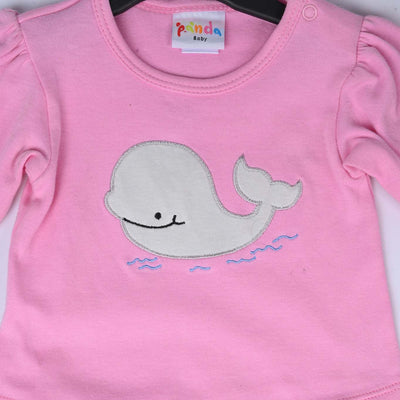 2 piece Pink Pant Shirt Set For baby girls| Imported