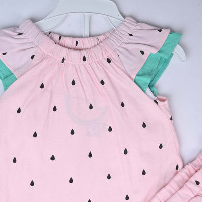 3 piece  Watermelon Romper Set For baby girls| Imported