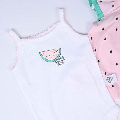 3 piece  Watermelon Romper Set For baby girls| Imported