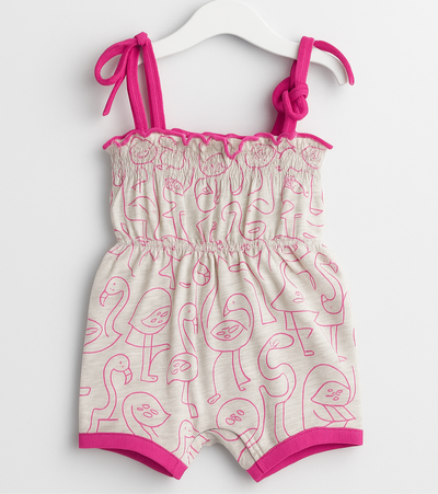 Romper Suit Sleeveless For Baby Girls Pink | Imported