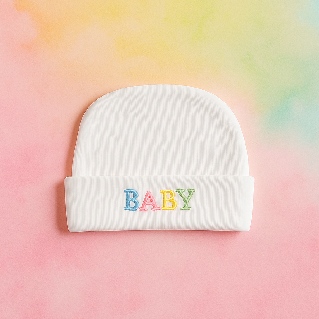 Baby Cap White | New Born Baby Cap | Baby Soft Cotton Cap