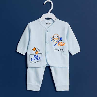 Baby Girl and Boy Suit | Light Pink Color | 100 % Cotton