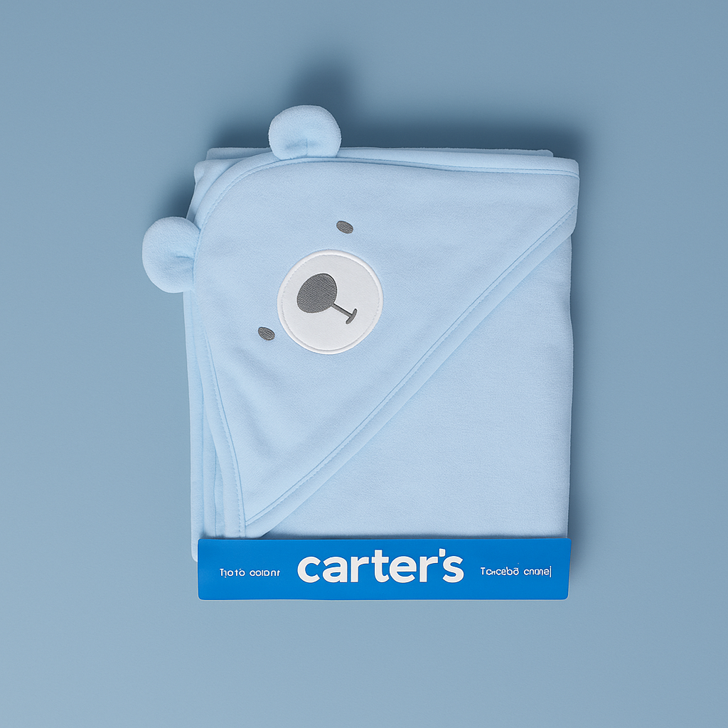 Hooded Baby Bath Towel Blue - Imported