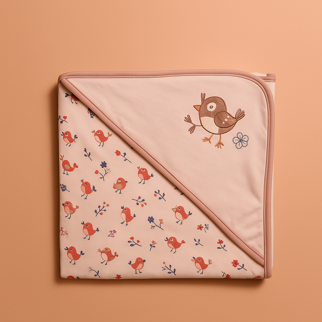 Baby Soft Wrapping Sheet Hooded | Imported