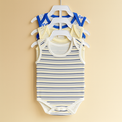 Set of 3 sleeveless body suits 